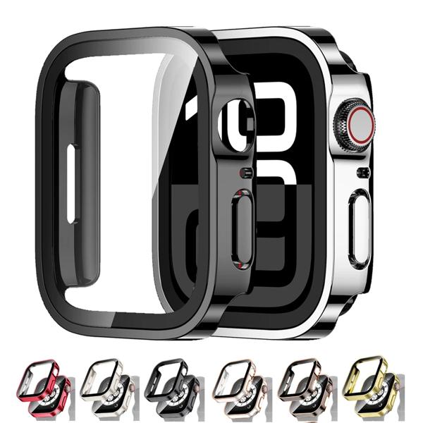 Apple Watch用スクリーンプロテクター,シリーズ10,7,8,9,se,6,5,4,ultra 2,46mm,42mm,45mm,44mm,49mm,41mm,40mm 互換性: Apple 