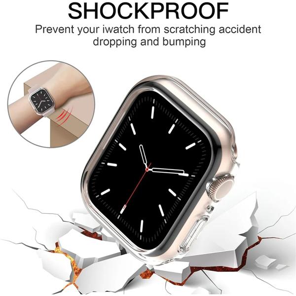 Apple Watch用マットウォッチケース,iwatch s10シリーズ用保護ケース,中空バンパー,フレームアクセサリー,42mm,46mm