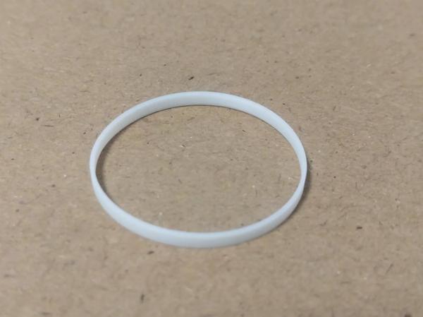 1pc ホワイトウォッチクリスタルガスケット高さ 1.75 ミリメートル防水時計ガラス I リング 26 ミリメートル-35.5 ミリメートル内径時計修理用 時計の裏蓋カバーではなく、時計の防水を目的