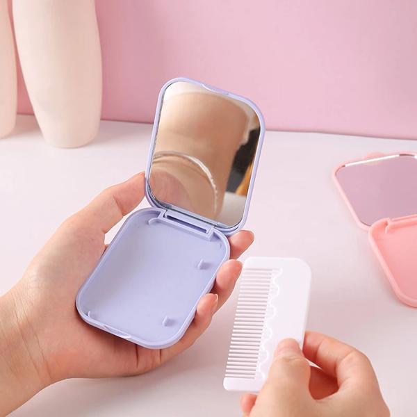 機能: 高品質の素材、耐摩耗性と耐久性、滑らかなコーナー、安全で手を傷つけません。 化粧品を簡単にチェックできる素敵なポケットミラー。 このミラーは小さな女の子や女性に最適です。 スリムミラーはお好き