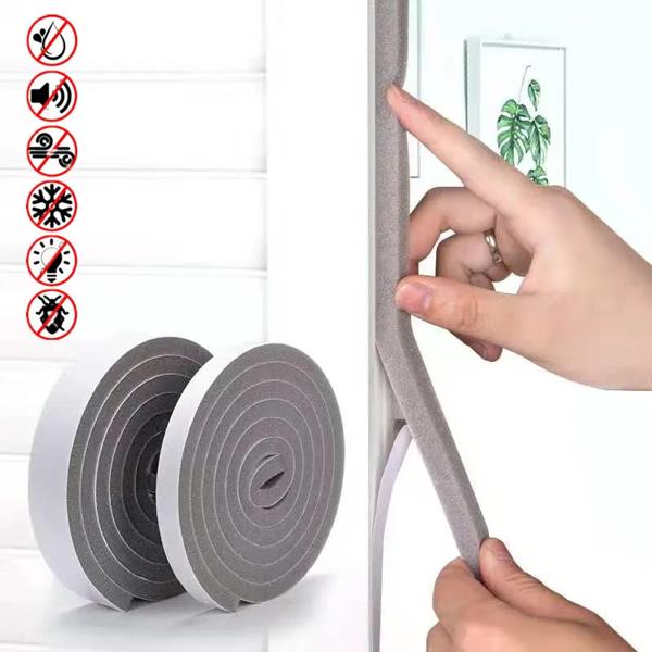 カスタマイズされます:はい 密度:Door window sealing strip モデル番号:Foam Insulation Tape Sealing Strip サイズ:width 1.5cm/