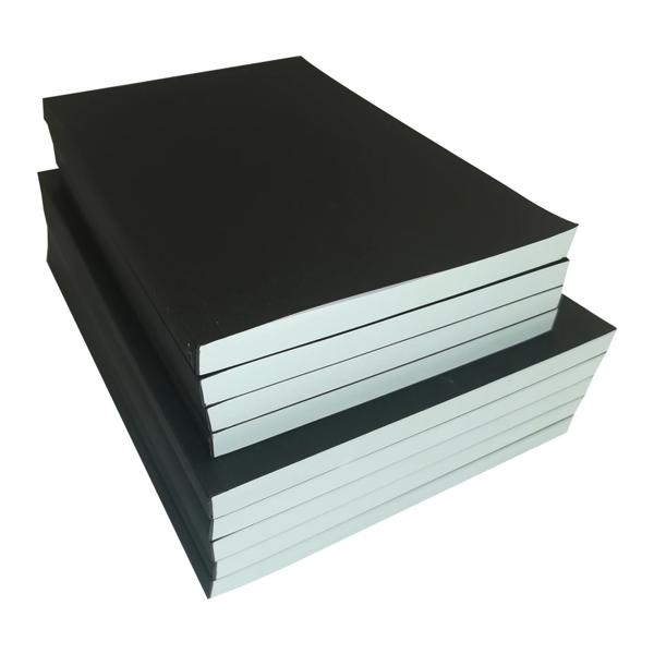 製品情報 ？サイズ: a5 14.3*20.7cm B5 17.3x24.7cm ？カバー: 黒カバー ？ページ: 128枚/256ページ ？Insideページ: 空白、水平線、グリッドページ