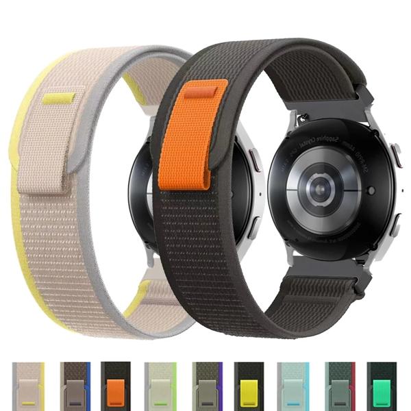 サムスンギャラクシーウォッチ5プロ/4クラシック/46mm/42mm/アクティブ2 3/ギアs3ブレスレットhuaweiウォッチgt2 3 pro用20mm/22mmトレイルループバンド
