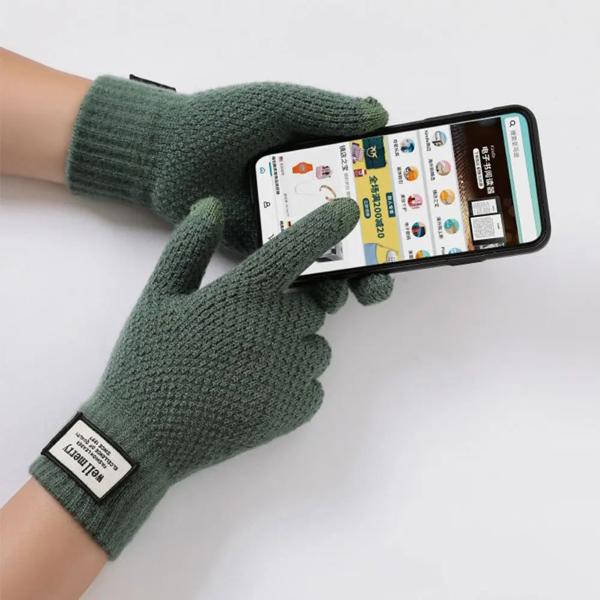 男性用カシミアウール手袋,男性用カシミヤウール手袋素材,サイズ22x9cm,手のひらの周囲22-26cm,カラー: ブラック,ダークグレー,ネイビーブルー,カーキ,グリーン,100% 1組の男性用ミト