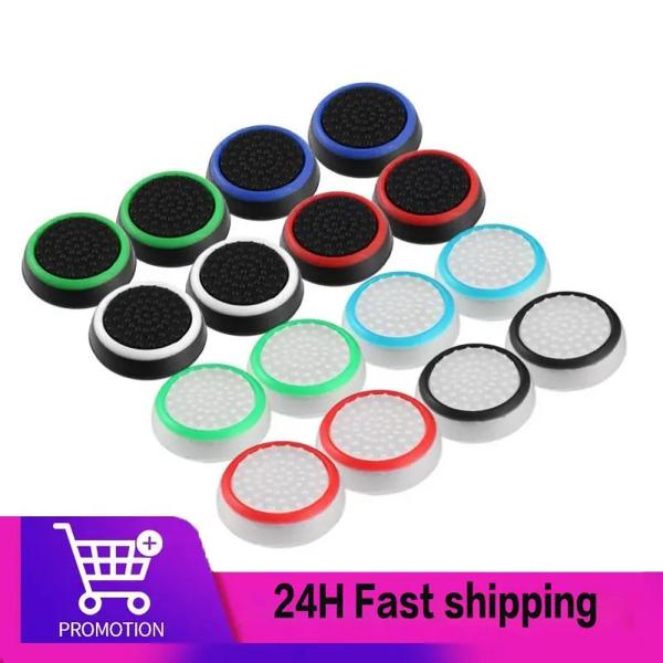 Dualsense Dualshock 4 5 ps5用のソフトシリコンジョイスティックグリップセット,ゲームアクセサリー,10/4個 説明: [滑り止めゲーミングサムグリップキャップ] は、シリコン