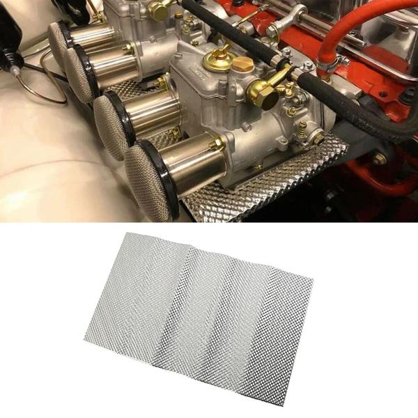 説明 機能: * エンボス加工されたアルミニウムヒートシールドでエンジンベイの熱が車のキャビンに入るのを防ぎます。 * この熱シールドは、1100平方フィートまでの連続温度を防御する準備ができています