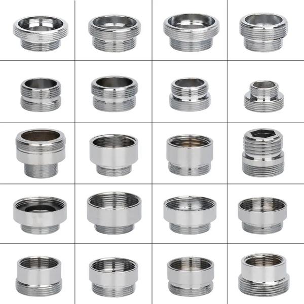 真鍮タップアダプター浄水器エアレーターコネクタキッチン浴室タップ部品 features: 100%新品、高品質浄水フィルターアダプター 高品質の銅で作られており、表面はメッキされており、耐久性がありま