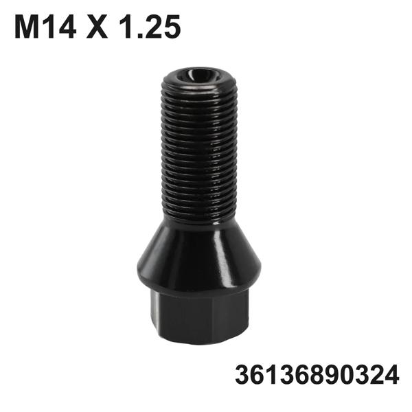 BMWタイヤスクリューミニ3シリーズ7シリーズx1x5x6シリーズホイールハブボルトロッド36136890324 (コード151 (m14x1.25 仕様: 真新しい Name: ホイールラグボルトナ