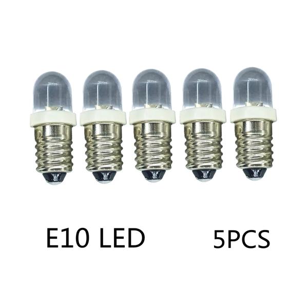 ランプソケット: e10 製品に含まれるもの: e10 LED電球5個