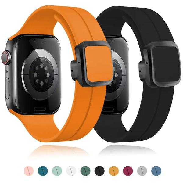 Apple Watch用磁気ストラップ,44mm,45mm,ウルトラ,49mm,40mm,iwatchシリーズ10,9,7,8,se,6,4,5,3,41mm,42mm,46mm パッケージ内容: 1