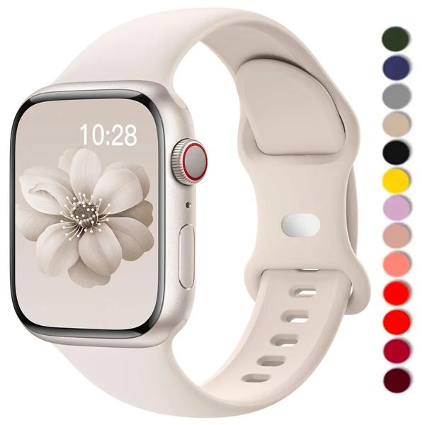 Apple Watch用ラバーストラップ,iwatchシリーズ3 4 5 6 se用シリコンストラップ,2 49mm,45mm,41mm,44mm,40mm,38mm,42mm Apple Watch