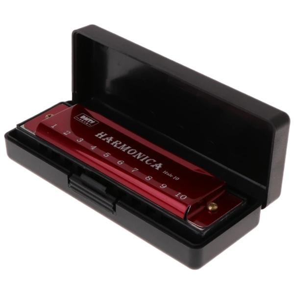 10穴キーのCブルースハーモニカ楽器知育玩具ケース付き OOTDTY説明: 真新しくて高品質 特徴: 大人の拳に収まるコンパクトさと軽量さで、いつでもどこでも音楽の楽しい時間をお楽しみいただけます。 