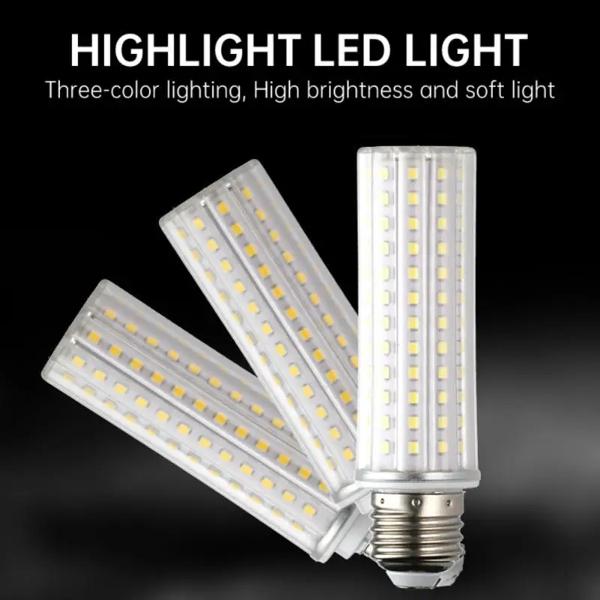 説明: 電圧: 110-220v パワー: 10w/20w/24w Socket: e14/e27 照明エリア: 5-11m & 3; 明るい色: 白色光6000k 仕様: 【高品質pbt素材