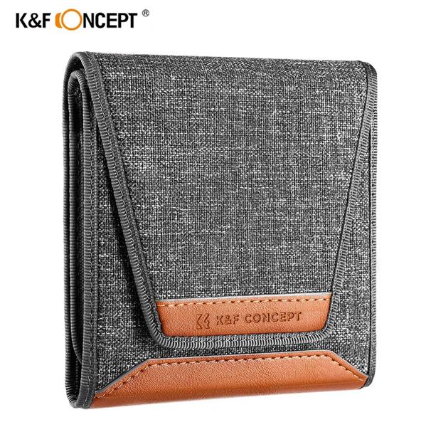 この商品について： ？ キット内容: K & F Concept 3 フィルターバッグ 1.三つ折りデザイン、小型で持ち運び可能 2.傷を防ぐ独立したコンパートメント設計 3.伸縮性の高い生地