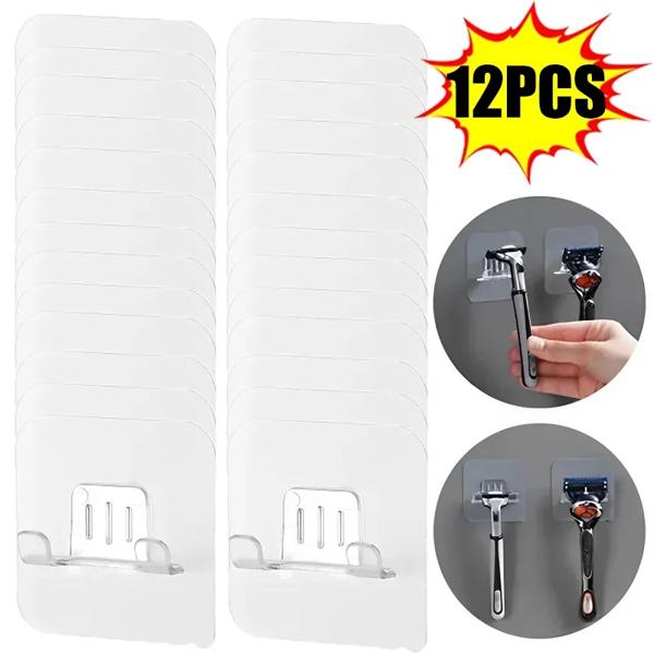 材料: PVC サイズ: 約60*60mm 機能: 穴あけ不要、取り付けが簡単、耐荷重性に優れ、マルチシーンでの使用 適用範囲: 壁/キッチン壁/ドアの後ろ/バルコニー/バスルームなど 数量: 1/2