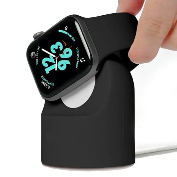 Apple Watchシリーズ用充電スタンド ウルトラ/8/SE2/7/6/SE/4/3 49mm/45mm/44mm/42mm/41mm/40mm/38mm 耐久性のあるシリコンナイトスタンドモード