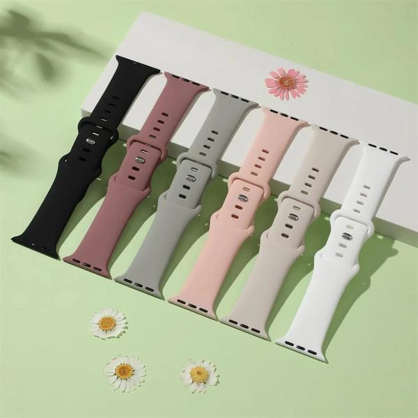 Apple Watch用ラバーストラップ,iwatchシリーズ3 4 5 6 se用シリコンストラップ,2 49mm,45mm,41mm,44mm,40mm,38mm,42mm 材料シリコーン316l