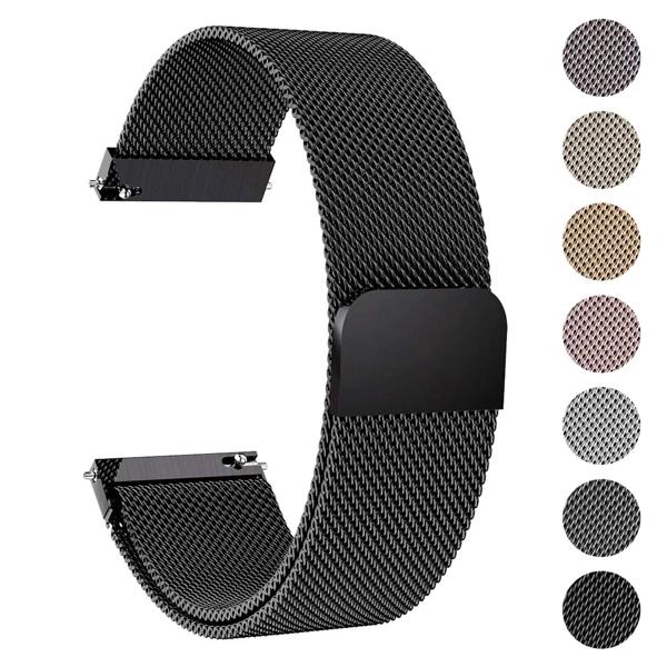 サムスンギャラクシーウォッチ用ミラネーゼストラップ,アクティブ2,46mm/42mm,ギアs3フロンティアバンド,22mm,ステンレススチール,アクティブ2,40mm,44mm 仕様: 素材: ステン