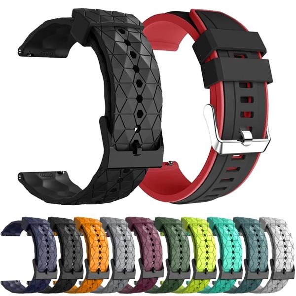 Suunto-コネクテッドウォッチ用シリコンストラップ,スポーツブレスレット,垂直/レース/オーシャン用,20mm,22mm,5/9 1 * ストラップ (時計は含まれていません) 1 * バンド長調