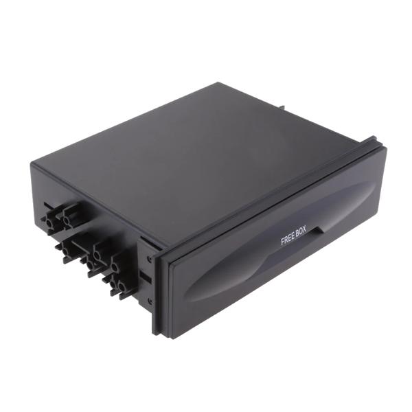 説明: アイテムタイプ: 車収納引き出しボックス モデル: ユニバーサルシングルディンポケットキット Placement: ダッシュボード 材料: プラスチック Color: 黒、 サイズ: 単層:約
