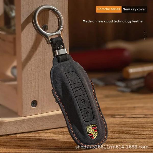 ? 特定のモデル互換性:ポルシェマカン、パナメーラ、パラメーラ718、カイエン、および911用に特別に設計されており、車のキーに完璧にフィットします。? プレミアムバッグ素材:このキーケースはプレミア