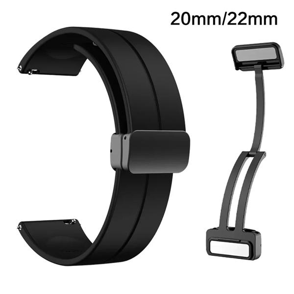 サムスンウォッチ用のオリジナルのシリコンストラップ,ウォッチプロ用の磁気バックル付きストラップ,サムスンウォッチ5/4,44mm,40mm,45mm,クラシック42,46mm