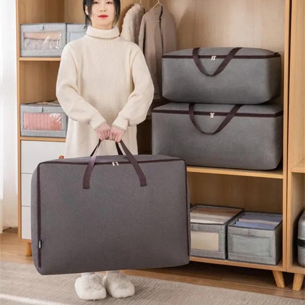 多機能: キルトや衣類の収納バッグ、防塵バッグ、トラベルムービングバッグとして使用できます 耐久性のある不織布製: バッグはオックスフォード製で耐久性があり長持ちし、衣類を保護します 仕様: 製品名オ