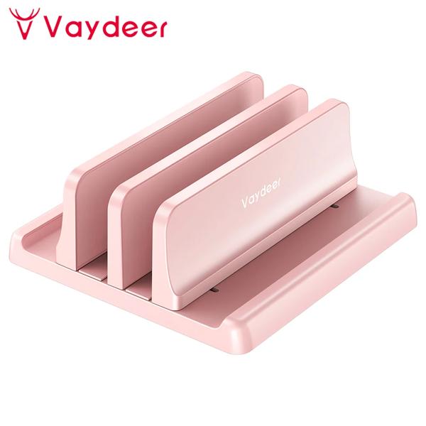 Vaydeer-プラスチック製の垂直ラップトップスタンド,調整可能,省スペース,3 in 1