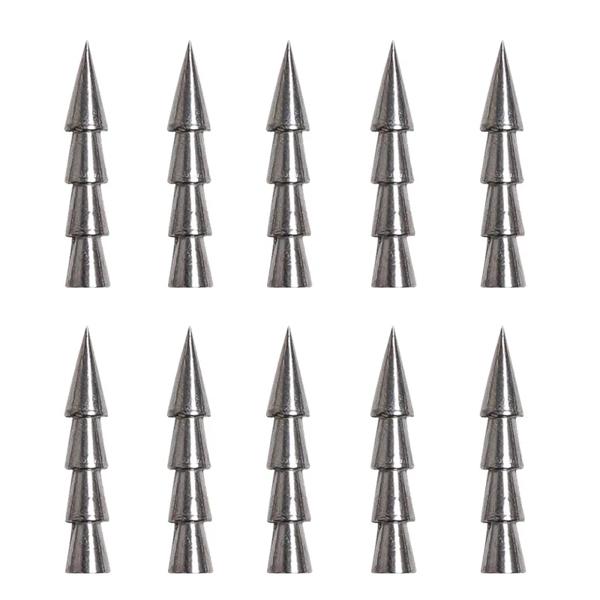 仕様: Item: フィッシングウェイトシンカー 数量: 10個 重量: 0.5g; 1g; 1.5g; 2g; 3.2g; 4g パッケージ付属: 釣り用ウェイト,10個
