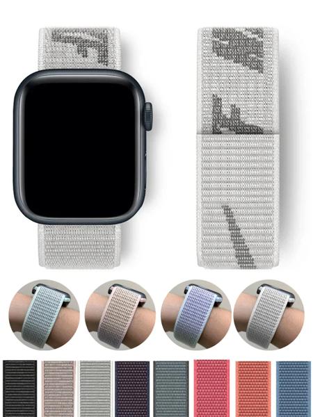 Apple Watch用ナイロンストラップ,Apple Watch用スポーツブレスレット,ウルトラシリーズ9,7,8,se,5,6,4,3,49mm,44mm,40mm,42mm,45mm,41mm 