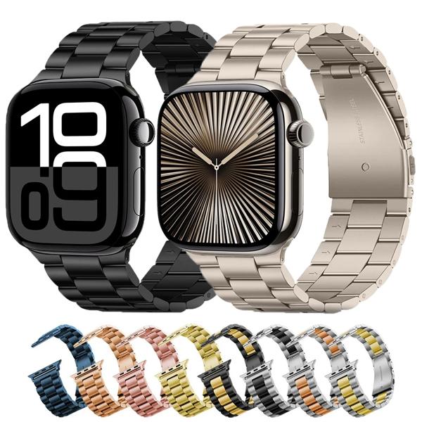 Hignに関係する化学物質:None 多用性があるブランド:リンゴ 性:男女兼用 モデル番号:For Apple Watch 38/40/41/42/44/45/46/49MM 留め金タイプ:Meta