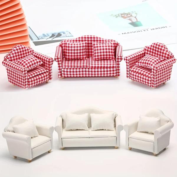 ミニソファ枕1:12,ラウンジチェア,ドールハウス家具,インテリアシーン装飾,モデリングクラフトおもちゃ,ミニチュアアクセサリー 説明 製品名: 1:12ドールハウスミニ家具リビングルームマイクロシー