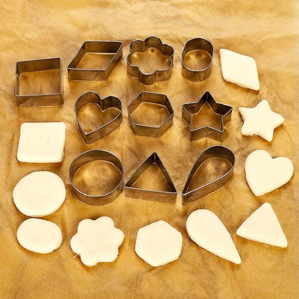 製品の説明幾何学的なクッキーカッターは大きくなくて小さいです。 クッキーカッター、クラッカー、ケーキ、粘土に使用できます。 ミニサイズとして、離乳食や子犬のおやつにも最適です。当社のミニクッキーカッタ