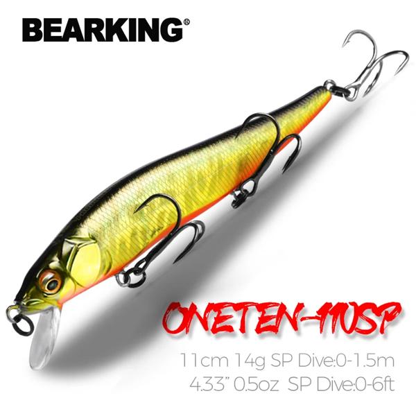 製品の特徴: 1.Bearking 2x 強力なトレブルフック: Bearking フック、より強力なパワー、耐久性、淡水海水ユニバーサルで武装しています。 2.シミュレーションフィッシュスキン（レー