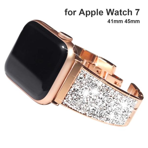 i Watch 10 42mm 46mm 高級グリッターバンドストラップ Apple Watch バンド 41mm 40mm 38mm 45mm シリーズ 9 8 7 SE 6 5 4 3 ブリンブリ