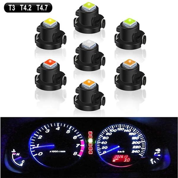 特徴 ： 車両ブランド/モデル:ユニバーサル 商品タイプ: 車の光源 LED 電圧:DC12V インターフェースタイプ:T3/T4.2/T4.7 SMDタイプ: 2835 / 5050 LED数量: 