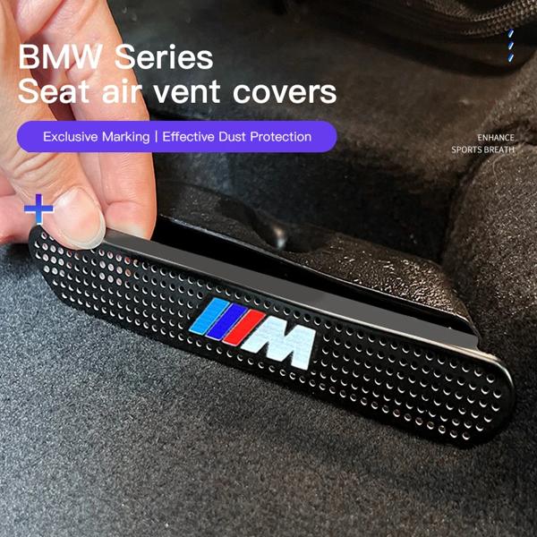 BMW 3 4 5 7シリーズf30g20 g22 g23 g26 f10 g30 g30 g32 x1 x2 x3 x4 x5 x6用の車の後部座席空気出口カバー防塵保護材料: 金属 カラー: ブラ
