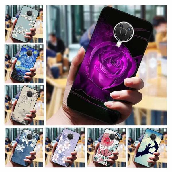 3Dレリーフパターンの電話シェル,nokia g20 g10 x100 c200 g300 g50 x20 x10 1.4 5.4用のソフトシリコンケース 適用可能なモデル: Nokia g20用 N