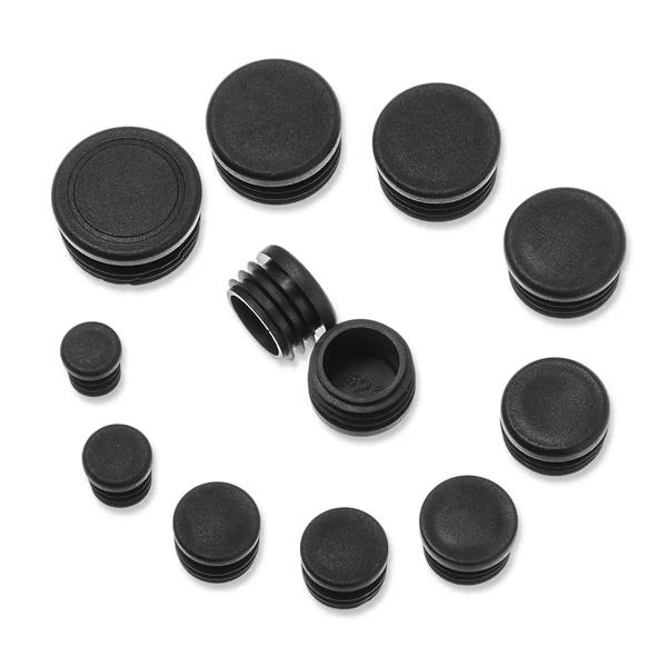 100% 新品で高品質 製品名: ブランキングエンドキャップ 色: 黒 数量: 10個 Shape: ラウンド 材料: プラスチック 直径: 12mm,14mm, 16mm, 19mm, 20mm, 
